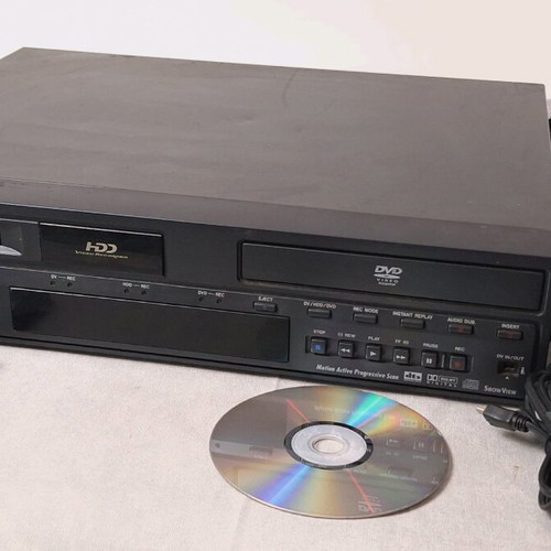 JVC SR-DVM70E MiniDV HDD DVD Recorder like new professional combo