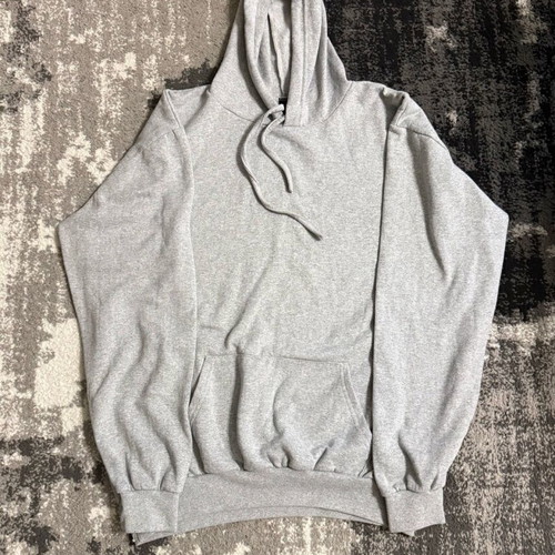 Grey hoodie sweatshirt new, size XXL, 100% cotton