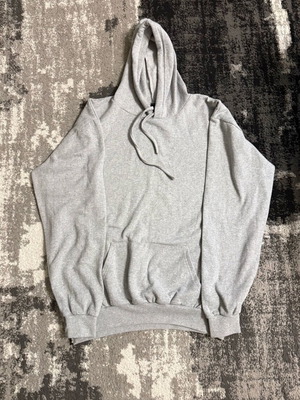 Grey hoodie sweatshirt new, size XXL, 100% cotton