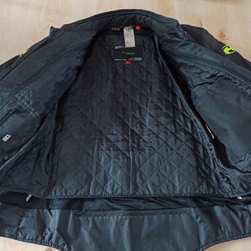 Held motorcycle jacket XL with unique Twisted Sister custom back