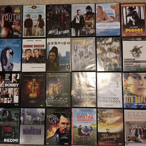 DVD pack of 24 like new with subtitles