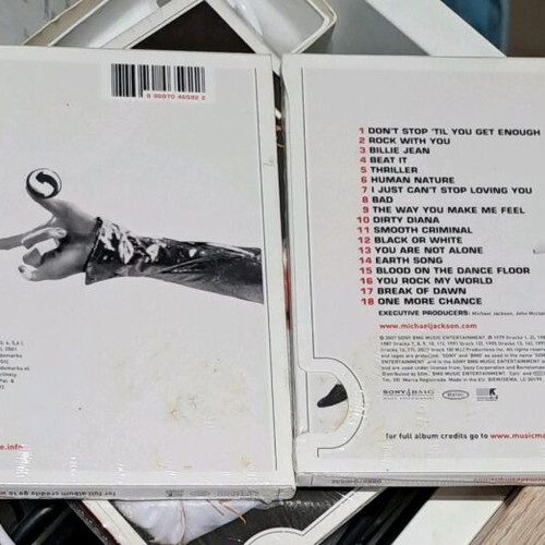 Michael Jackson Number Ones CD new 2007 eco edition