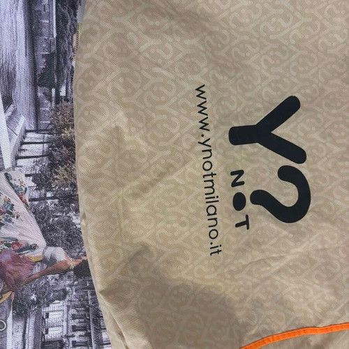 Y Not? Shoulder Bag Paris Print like new