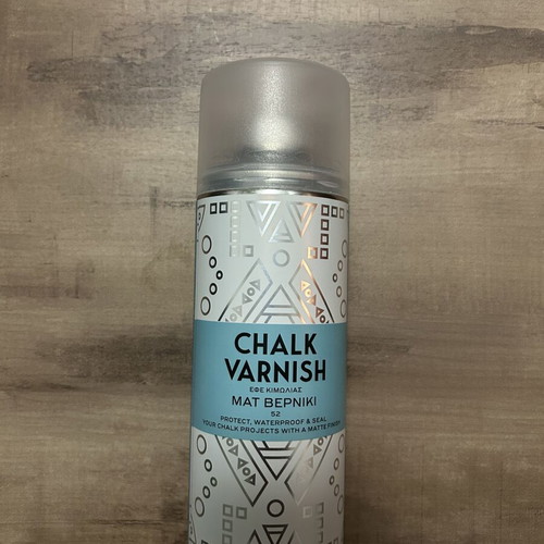 Chalk varnish spray new