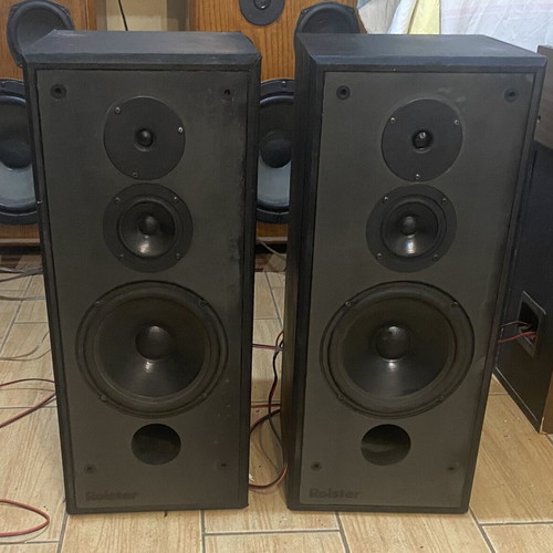 Roister DS-110 speakers used, genuine Vifa drivers, 105 watt