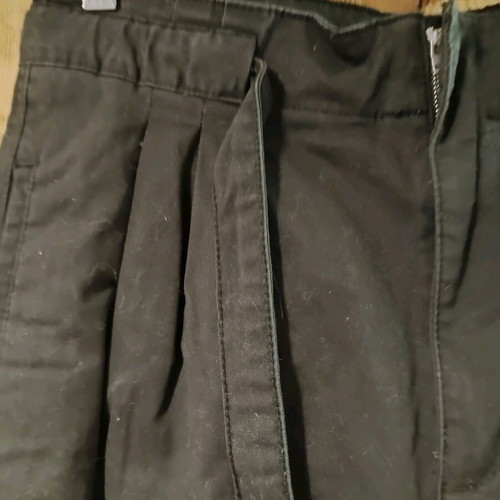 Black high-waisted Mango pants like new with belt