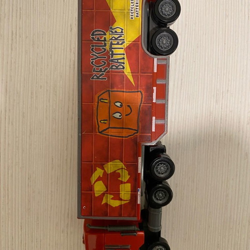 Disney Pixar Cars Hauler Jerry recycled batteries used