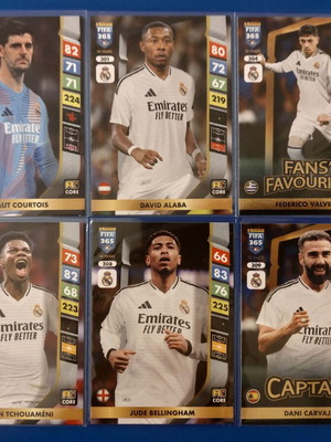Panini Fifa 365 Adrenalyn XL 2025 κάρτες Real Madrid καινούργιες