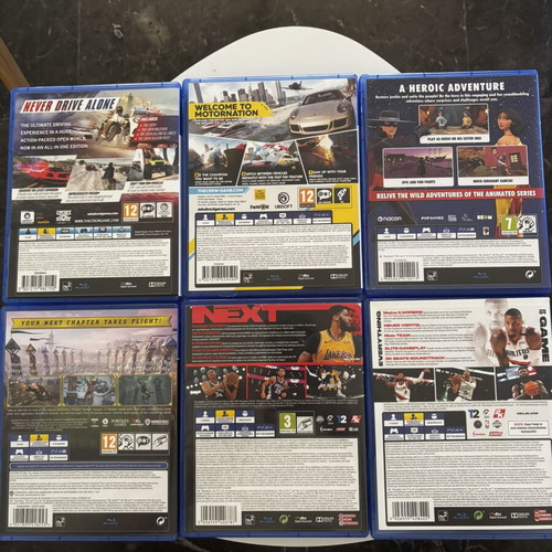 PS4 games pack of 6 including The Crew, Zorro, Harry Potter Quidditch, NBA 2K20 and 2K21