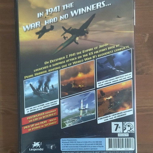 Attack on Pearl Harbor PC game used