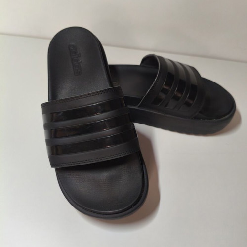 Adidas Platform Slides like new, black, size 40.5