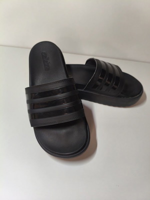 Adidas Platform Slides like new, black, size 40.5
