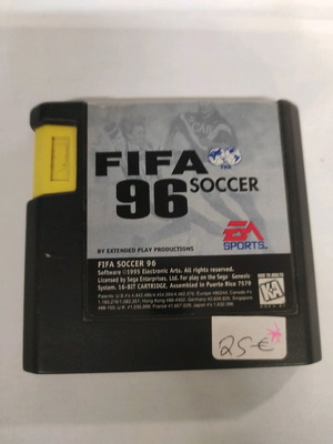 Sega FIFA Soccer 96 cassette used