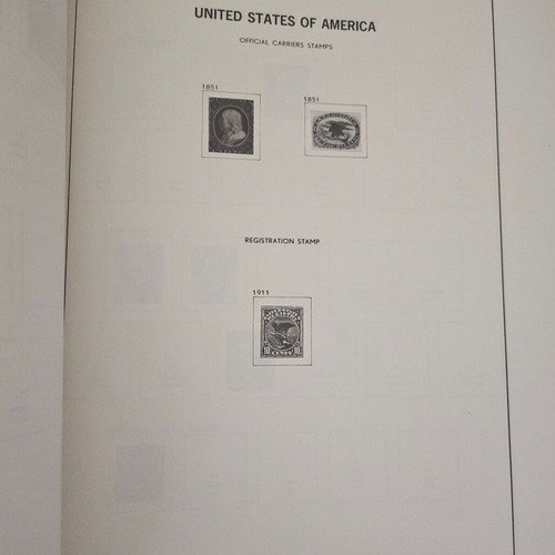 Stamp album United States 1863 - 1992 like new