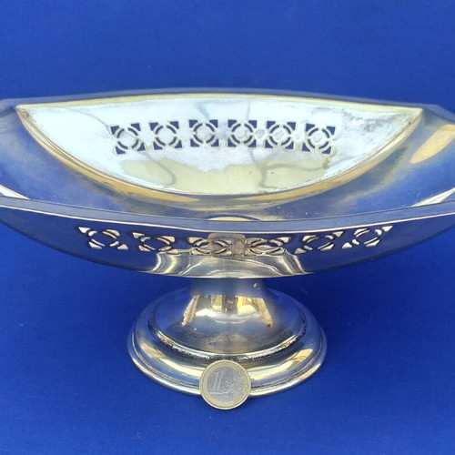 Crusader Large Silver-Plated Bowl used, vintage Australian 1930s