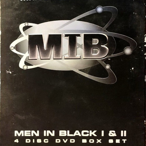 Men In Black 1 and 2 DVD used, 4-disc box set