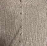 Stradivarius ribbed grey cardigan size S used fitted