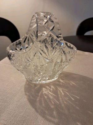 Vintage crystal from Germany like new with beautiful cut
