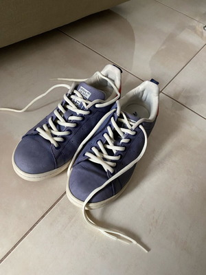 Adidas Stan Smith 39 1/3 αθλητικά σαν καινούργια, μπλε και κόκκινα