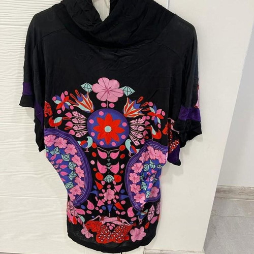 Custo Barcelona Vintage 90s Y2k Floral Tunic Dress Size Small like new