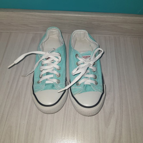 Converse All Star kids shoes size 27 like new, turquoise