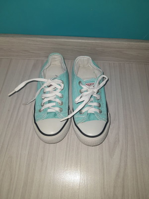 Converse All Star kids shoes size 27 like new, turquoise