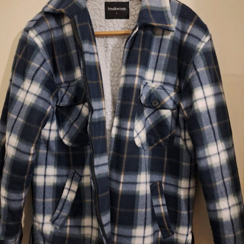 Sedici jacket new with lining, black and blue, size L