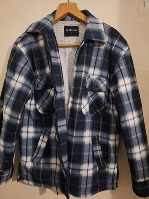Sedici jacket new with lining, black and blue, size L