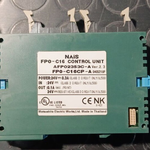 Plc Nais FPO series like new, package with analog units and power supply