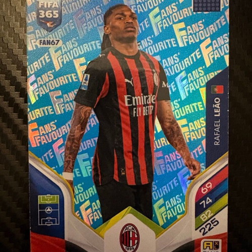 Rafael Leao Milan FAN67 Blue Panini FIFA Adrenalyn 365 2025-26 card used