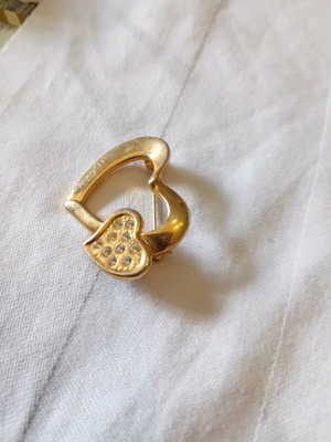 Pin used with rhinestones gold color