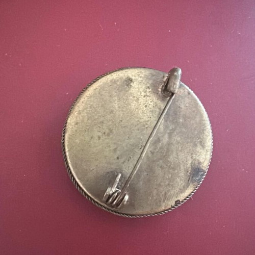 Vintage Italian Micro Mosaic Brooch like new