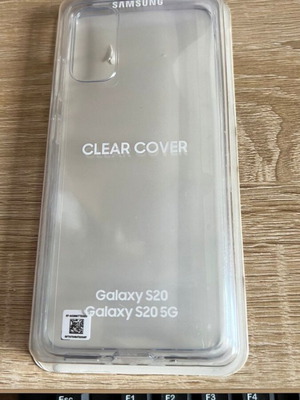 Official Samsung Θήκη Σιλικόνης Samsung Galaxy S20 σφραγισμένη, Transparent EF-QG980TTEGEU
