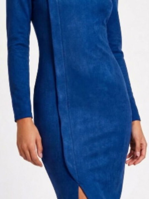 Royal Blue Dress small, like new, vintage style, midi length