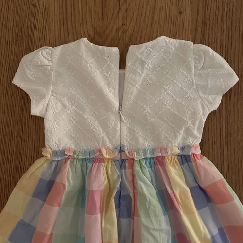 Baby dress with matching hairband like new, 6-9 months