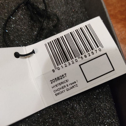 Original Swarovski Chocker 9 Rows with Smoky Quartz like new