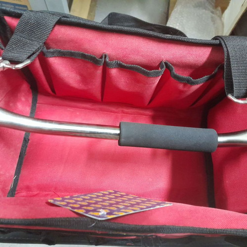 Shoulder tool bag open type red new