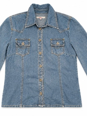 S.Oliver denim shirt, blue, size M