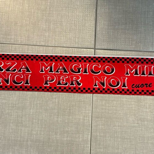 Milan Scarf UEFA Champions League 1994 Collector's Item Like New