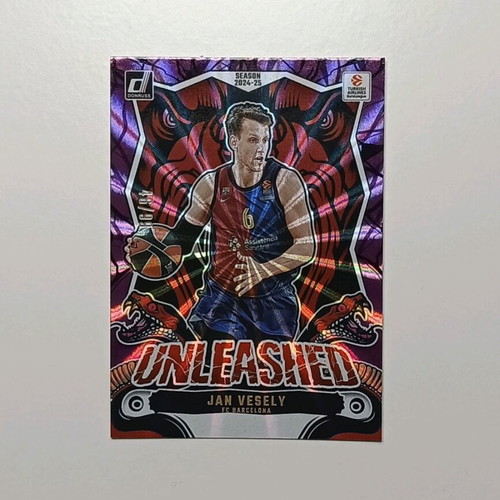 Vesely Unleashed Panini Euroleague purple card like new