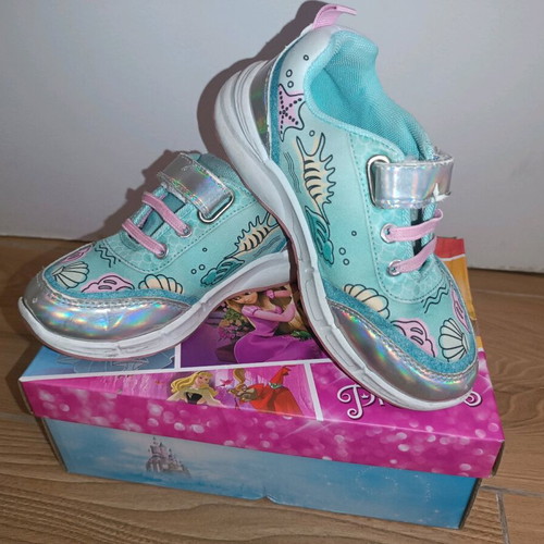 Modum Disney Ariel kids sneakers with lights size 29 used