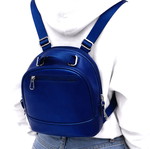 Backpack blue metallic like new