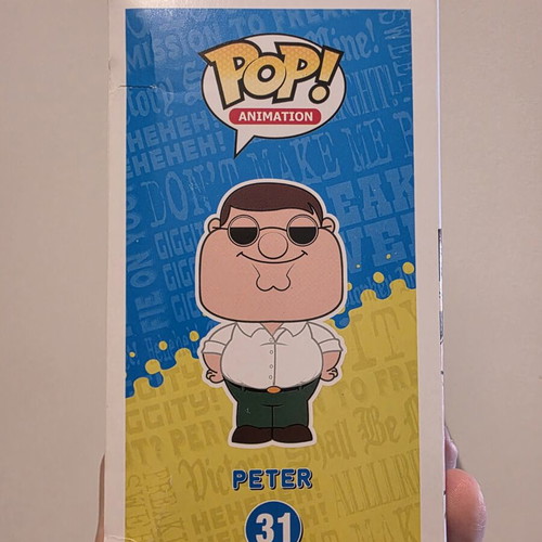Peter Family Guy Funko Pop vinyl figure like new