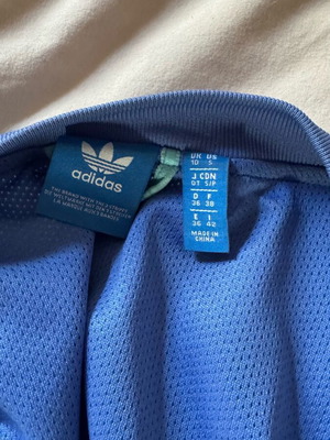 Adidas jacket small like new, blue multicolor