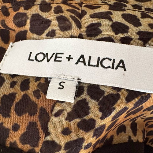 Love+Alicia asymmetrical leopard print dress like new