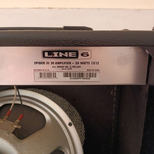 Line 6 Spider III amplifier used