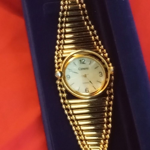Cenere watch used, mother of pearl dial, vintage Japan quartz
