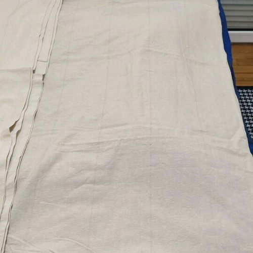Living room curtains 1.40 x 3.00 new, 100% cotton, set of 2
