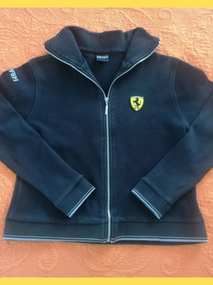 Ferrari vintage zip-up sweatshirt used, women's S