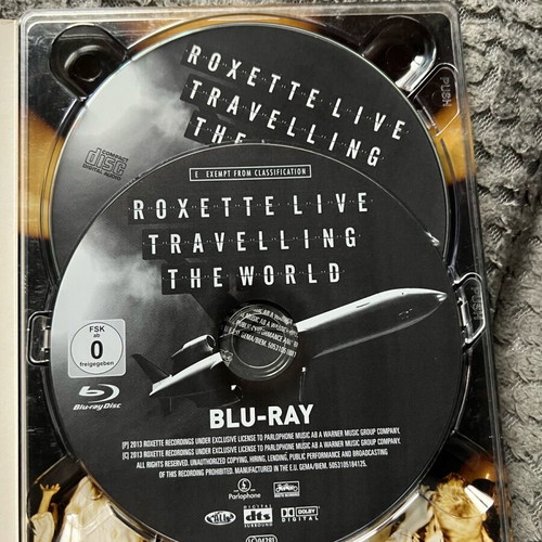 Roxette Travelling The World Blu-Ray + CD like new, rare